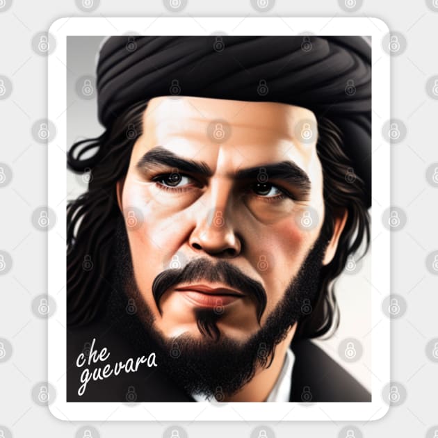 Che Guevara - Realistic Portrait Sticker by MtWoodson